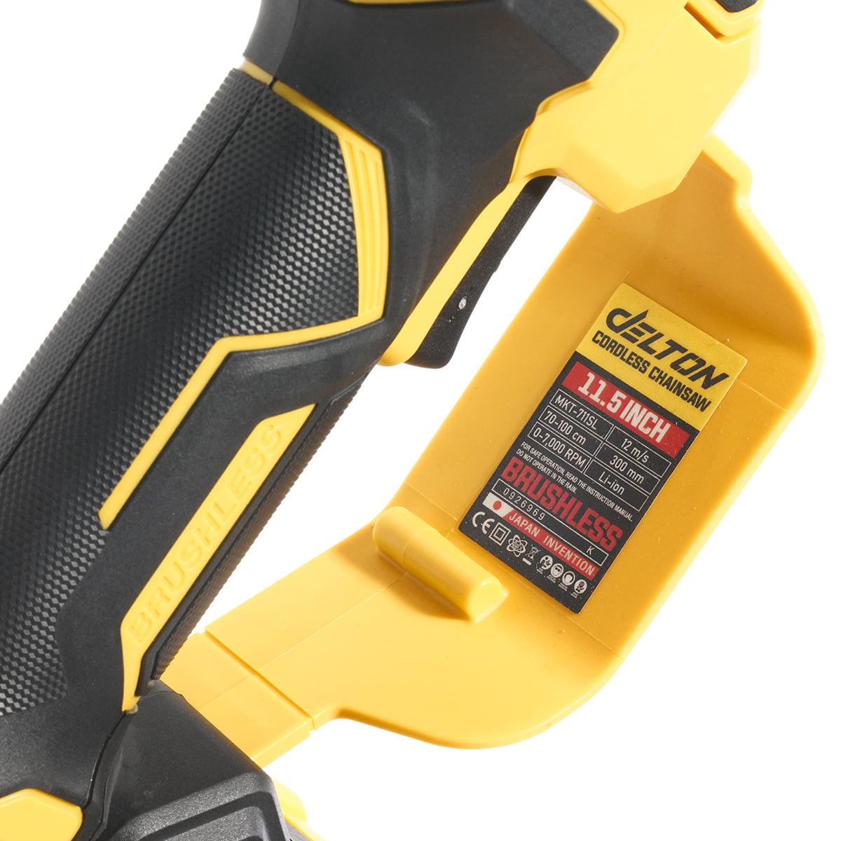 เลื่อยโซ่ไร้สายด้ามสไลด์ (เฉพาะเครื่องเปล่า) DELTON รุ่น MKT-711SL 20V 11.5 นิ้ว ด้ามยืด 70-100 ซม._7